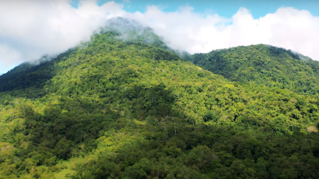 Mt. Inayawan. Photo taken from the Youtube video.